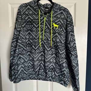 Women's VS Pink Aztec Print Windbreaker Jacket